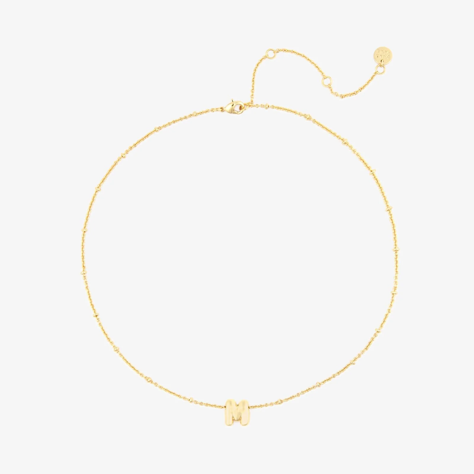 Alphabet Satellite Chain Choker
