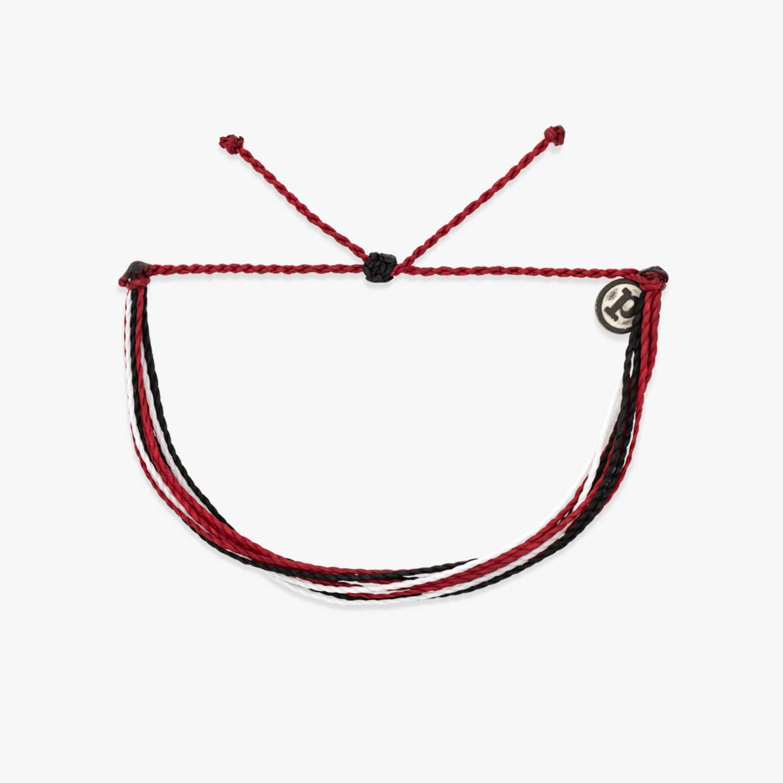 1318-maroon-black-white-bracelet-1.jpg Maroon, Black & White Bracelet