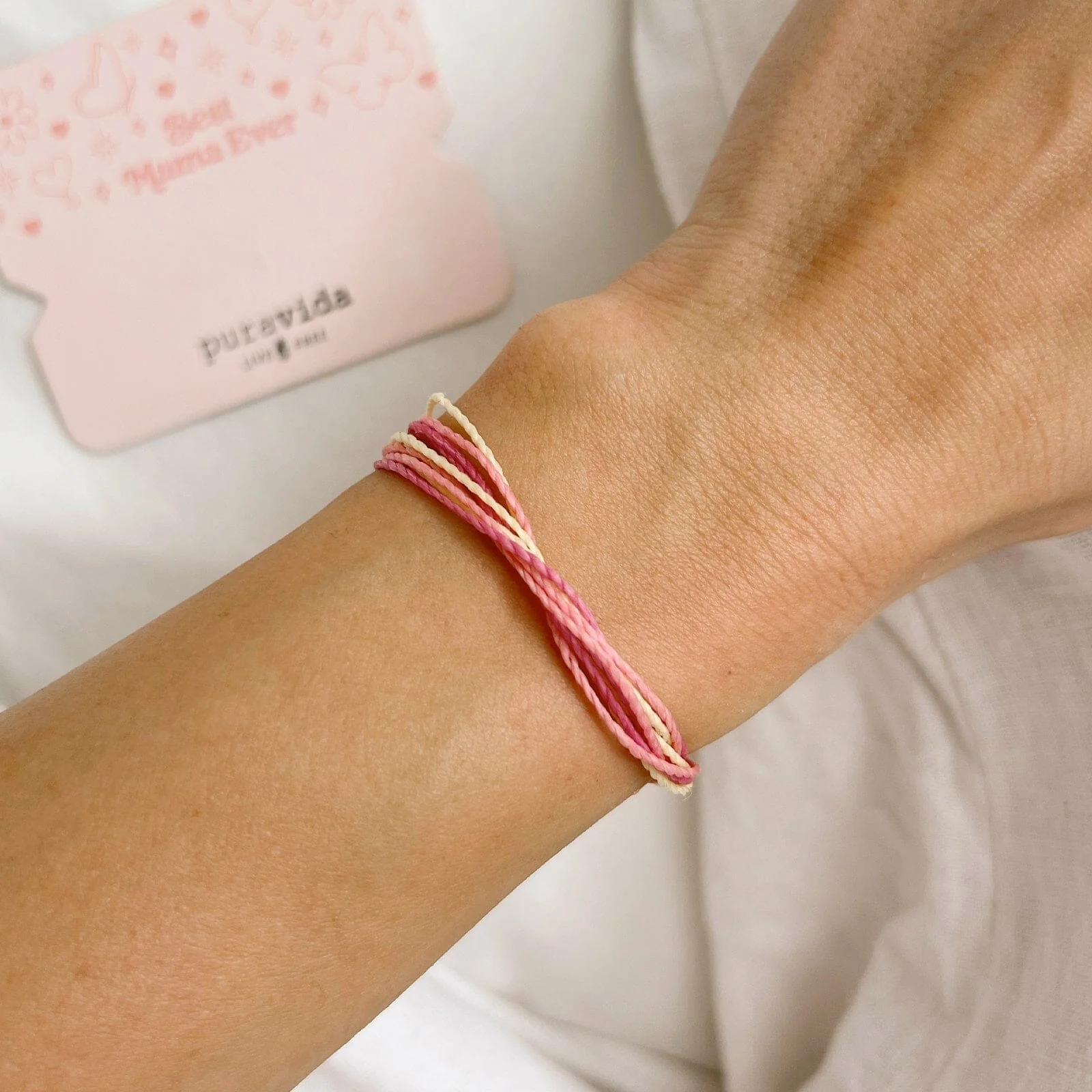 Best Mama Ever Bracelet Card