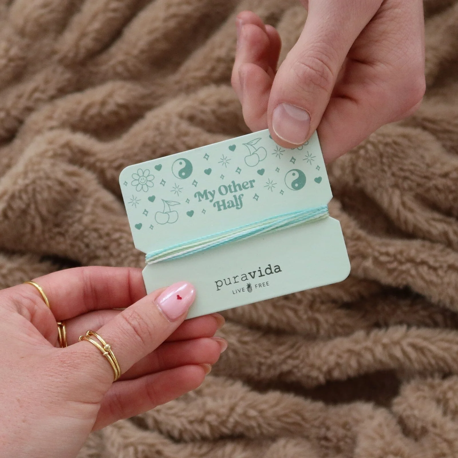 My Other Half Bracelet Card