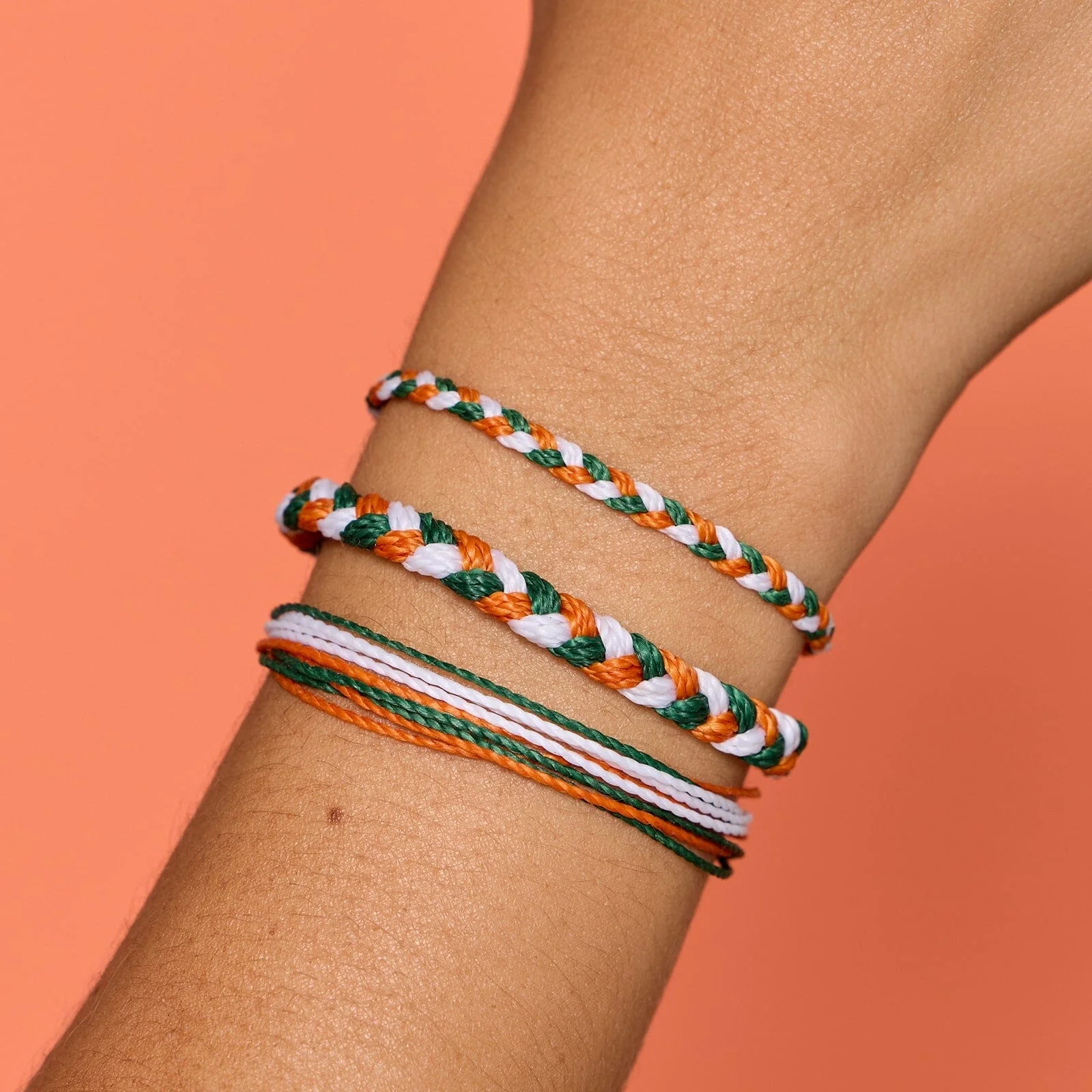 Green, Orange & White Collection