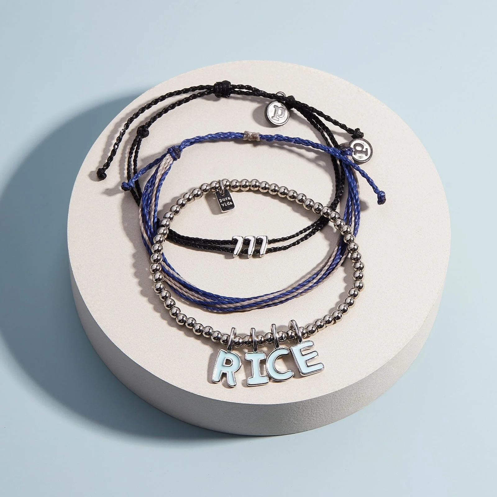 Navy & Grey Bracelet