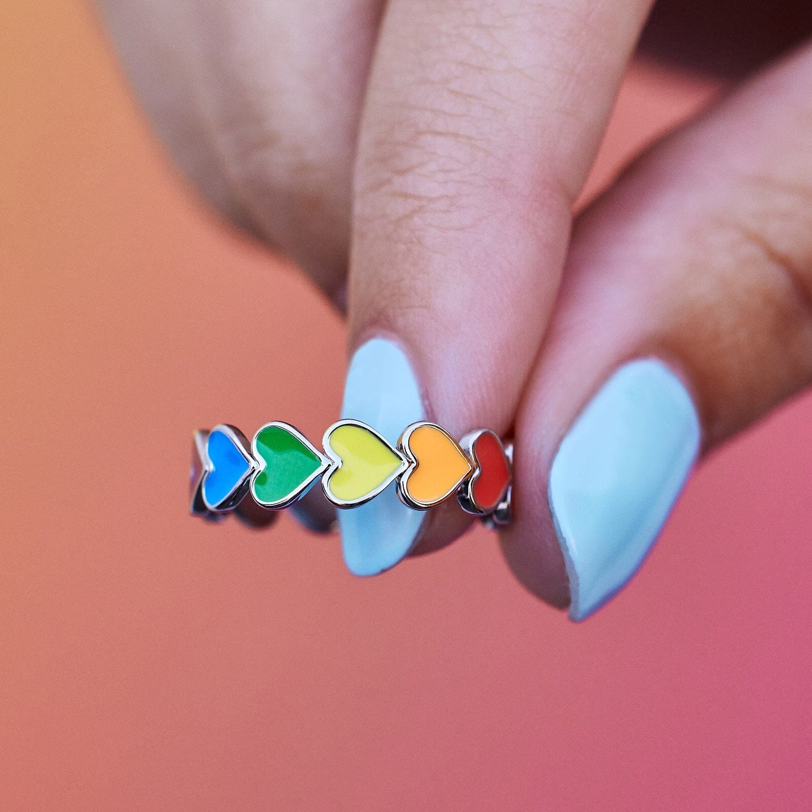 1647-rainbow-heart-band-ring-8.jpg Rainbow Heart Band Ring
