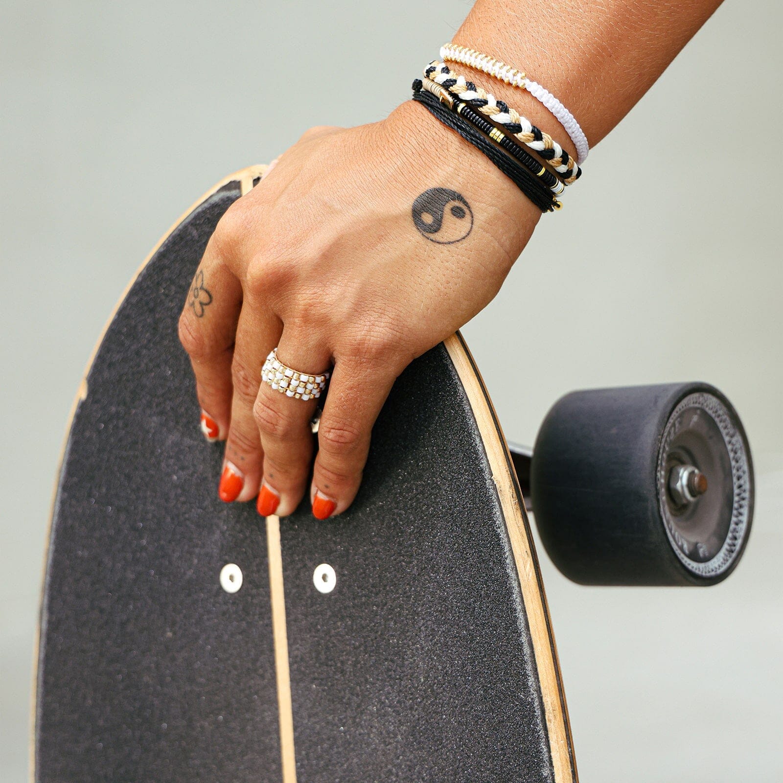 1707-checkerboard-bead-stretch-ring-4.jpg Checkerboard Bead Stretch Ring