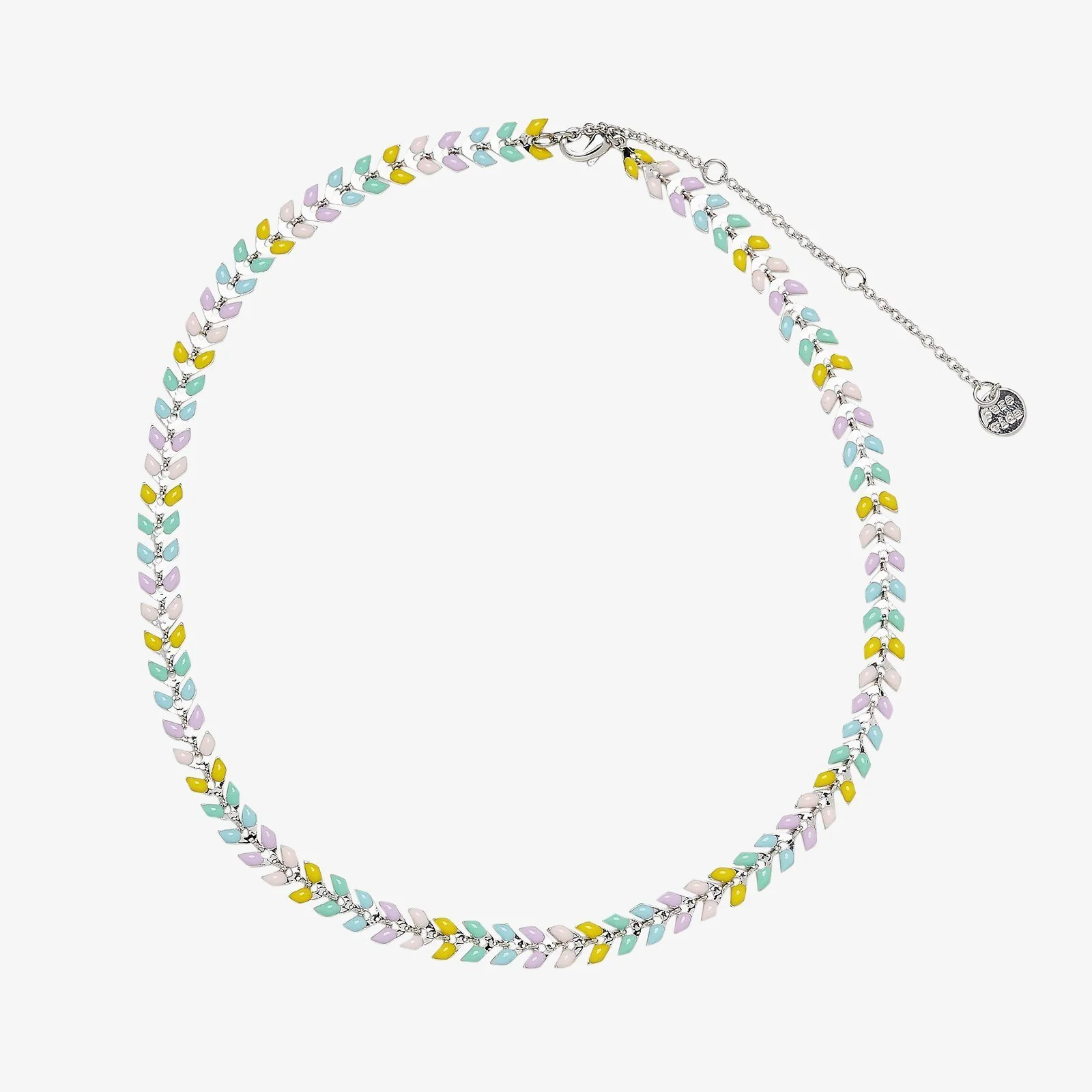 1929-rainbow-chevron-choker-1.webp Rainbow Chevron Choker