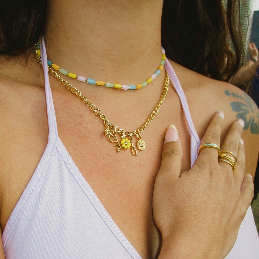 Neon Lights Choker