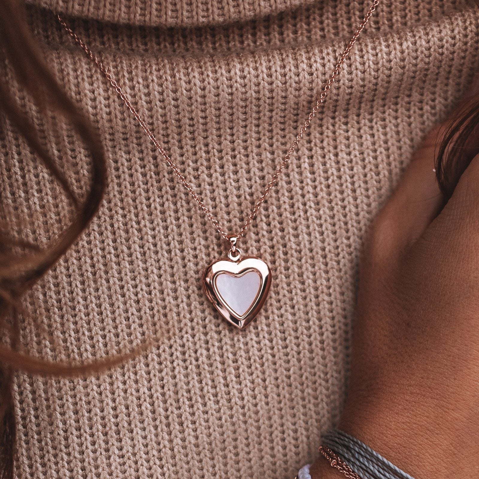 1955-stone-heart-locket-necklace-4.jpg Stone Heart Locket Necklace