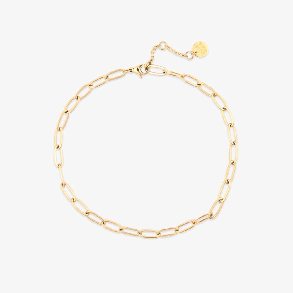 1967-harper-paperclip-chain-anklet-1.jpg Harper Paperclip Chain Anklet