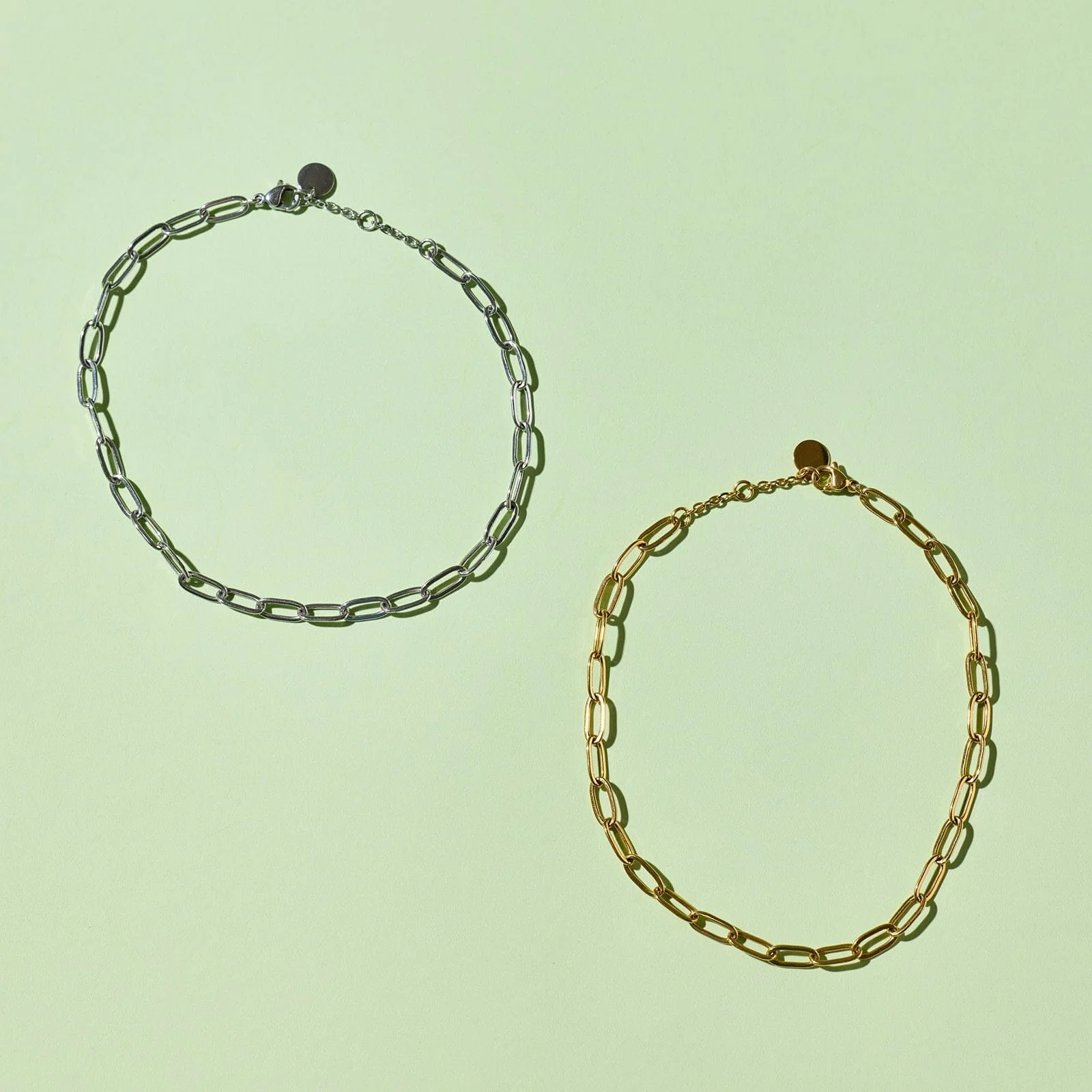 Harper Paperclip Chain Anklet