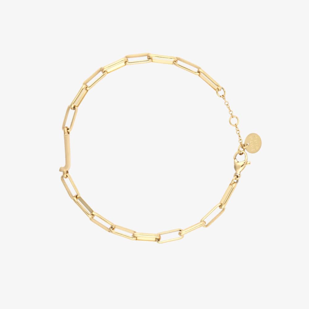 1971-initial-paperclip-chain-bracelet-24.jpg Initial Paperclip Chain Bracelet