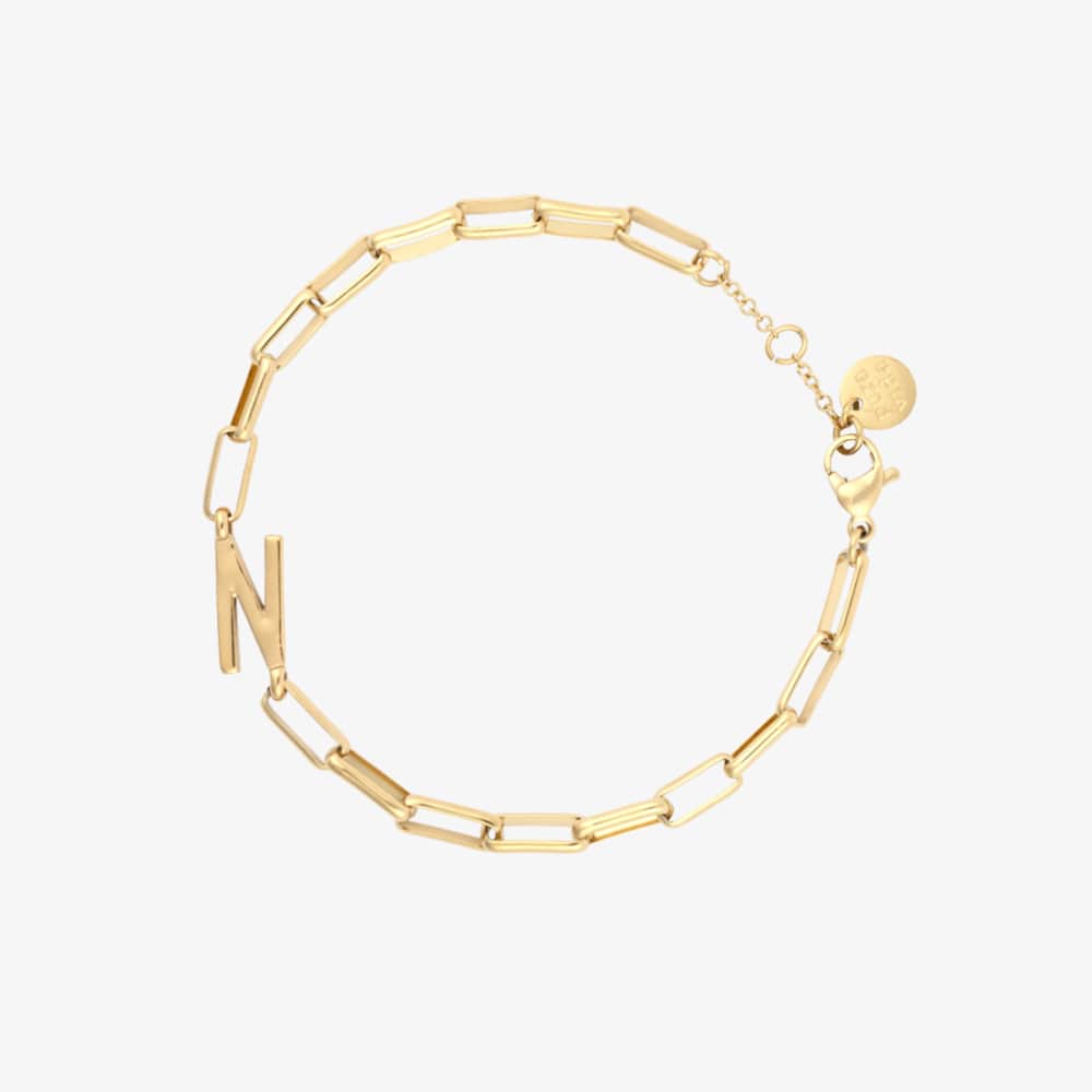 1971-initial-paperclip-chain-bracelet-28.jpg Initial Paperclip Chain Bracelet
