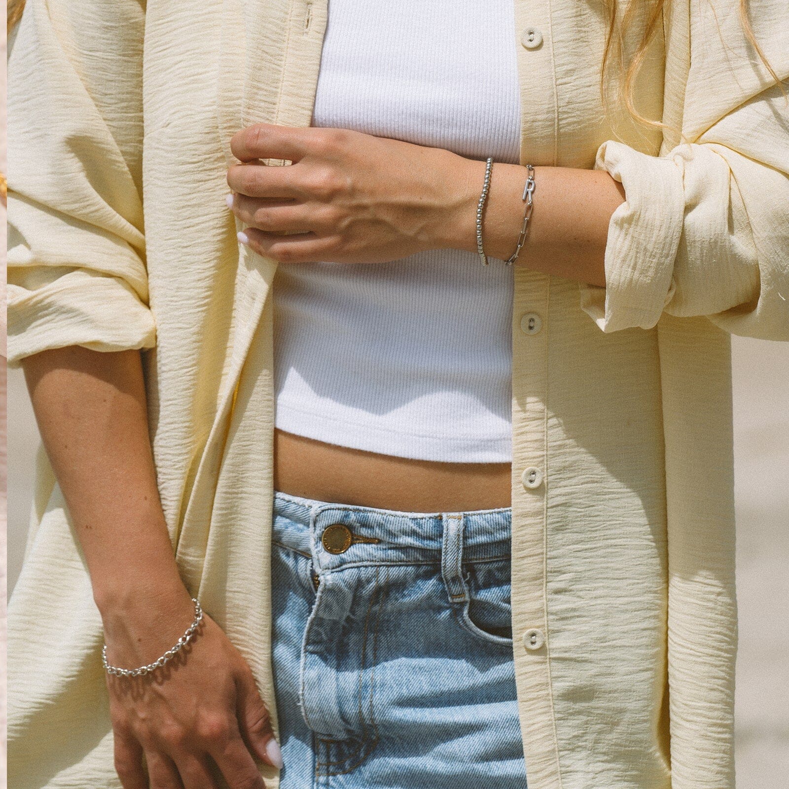 1971-initial-paperclip-chain-bracelet-3.jpg Initial Paperclip Chain Bracelet