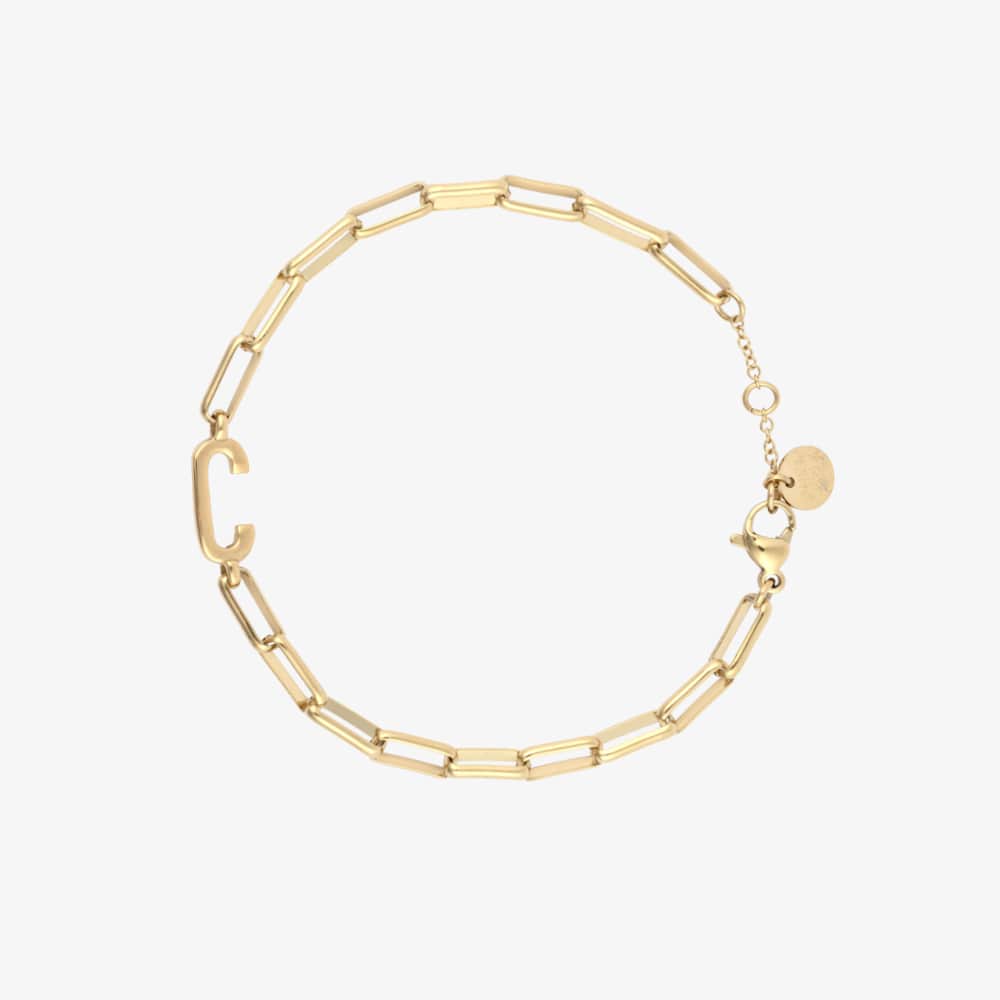 1971-initial-paperclip-chain-bracelet-36.jpg Initial Paperclip Chain Bracelet