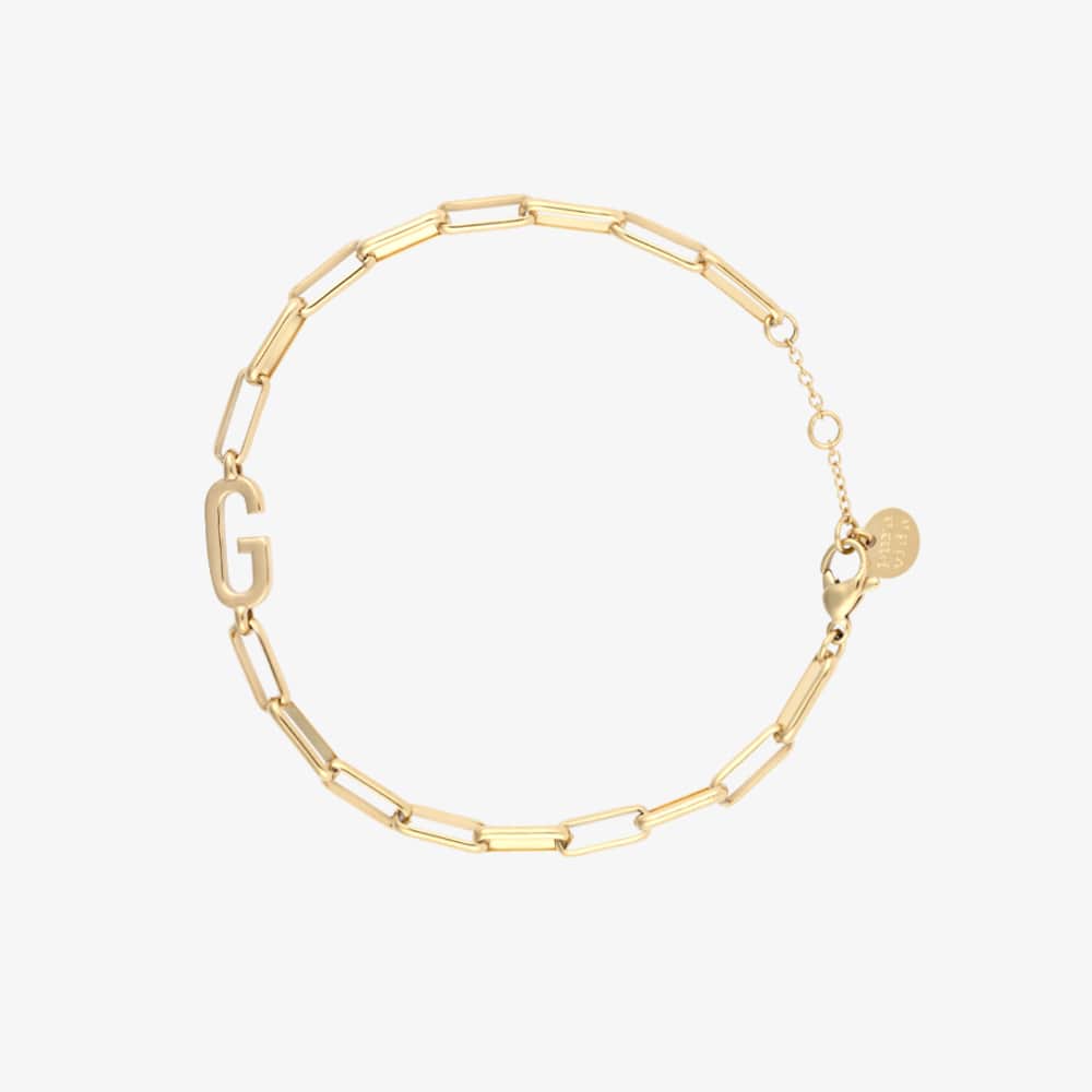 1971-initial-paperclip-chain-bracelet-39.jpg Initial Paperclip Chain Bracelet