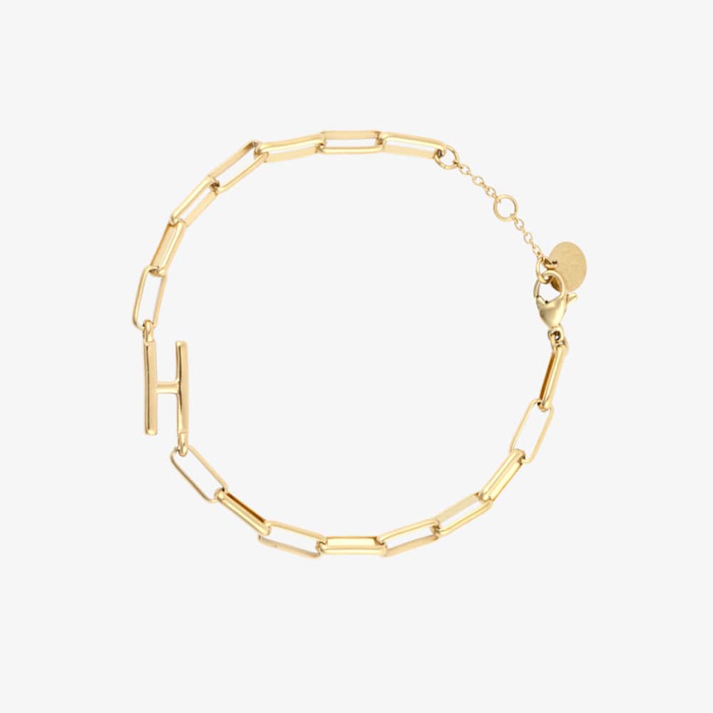 1971-initial-paperclip-chain-bracelet-40.jpg Initial Paperclip Chain Bracelet