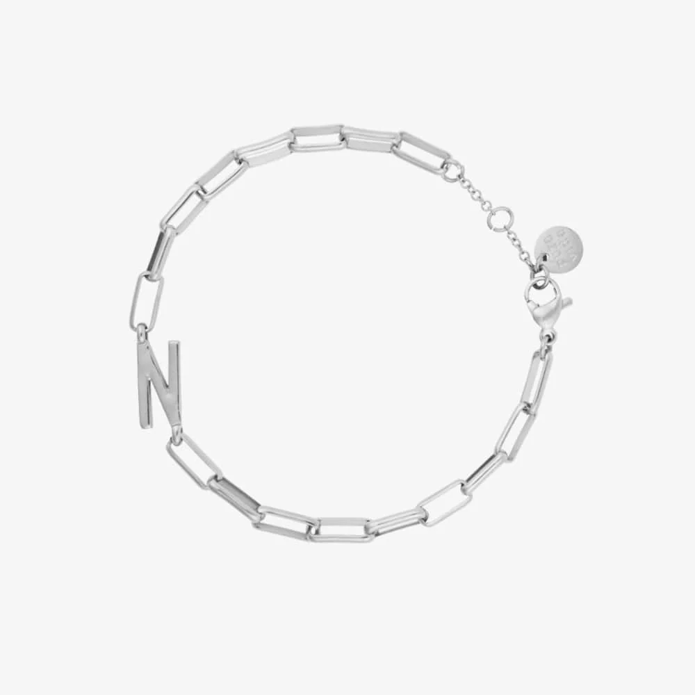 1971-initial-paperclip-chain-bracelet-9.webp Initial Paperclip Chain Bracelet