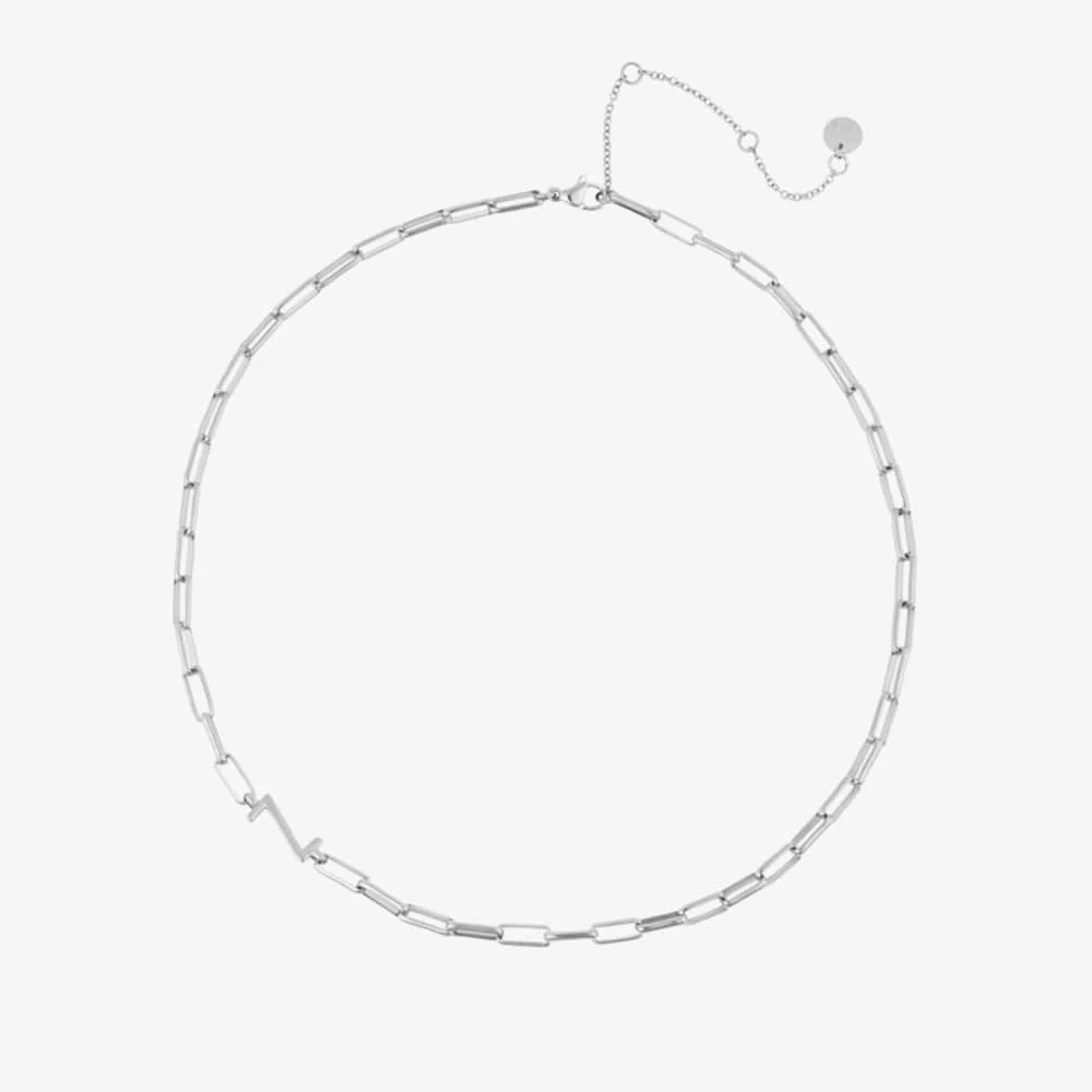 2109-initial-paperclip-chain-choker-1.webp Initial Paperclip Chain Choker