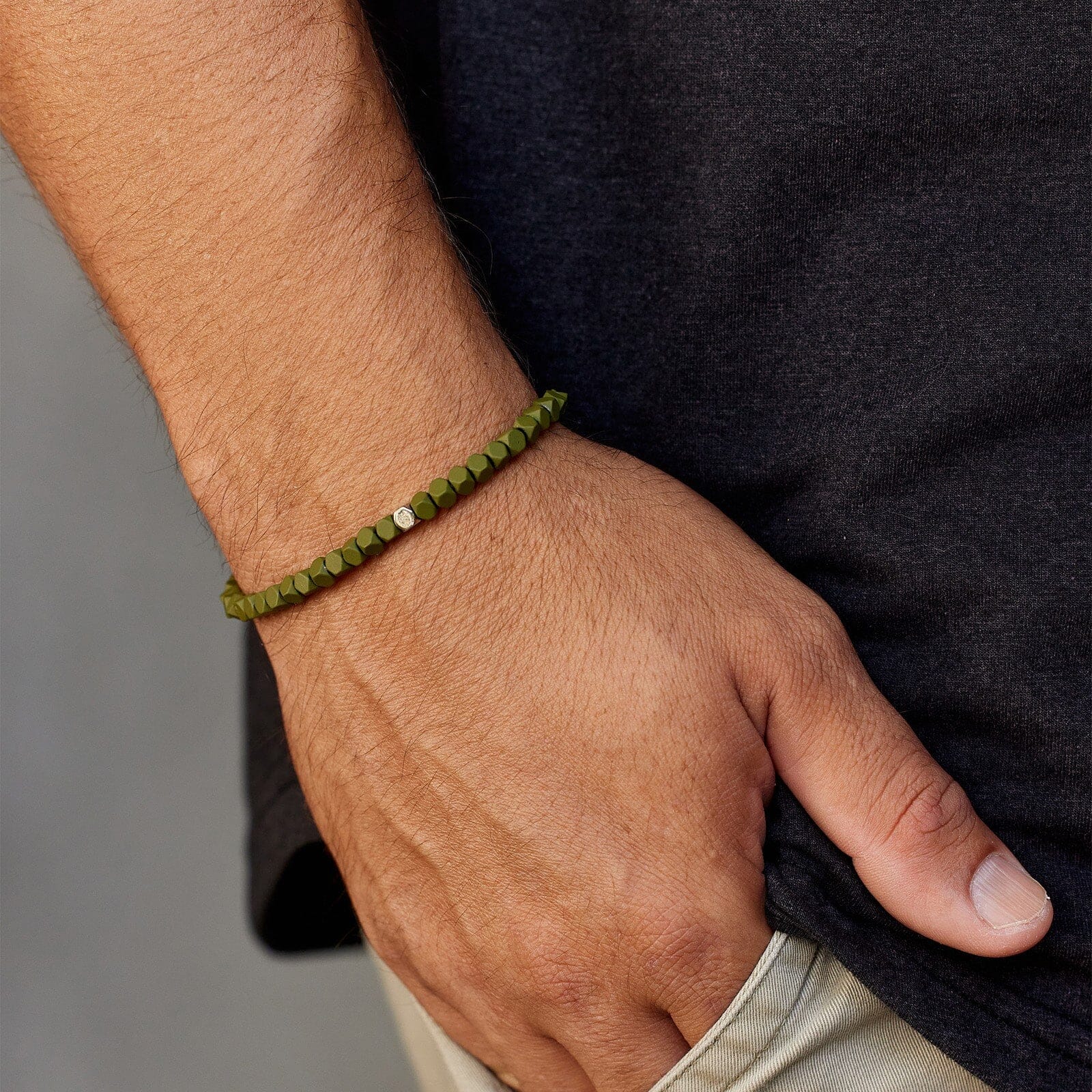 2149-men-s-coated-hematite-stretch-bracelet-2.jpg Men's Coated Hematite Stretch Bracelet