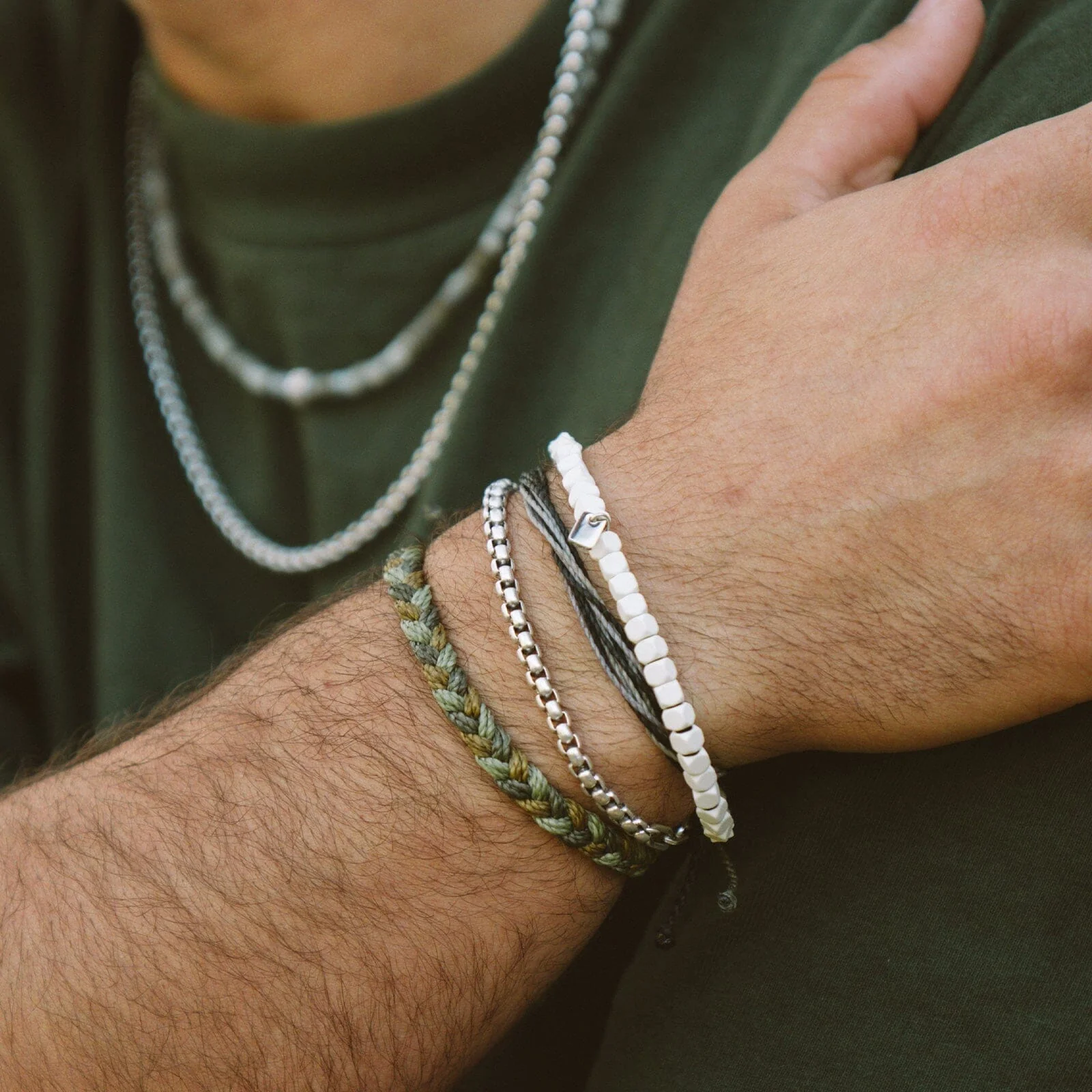 2149-men-s-coated-hematite-stretch-bracelet-7.webp Men's Coated Hematite Stretch Bracelet