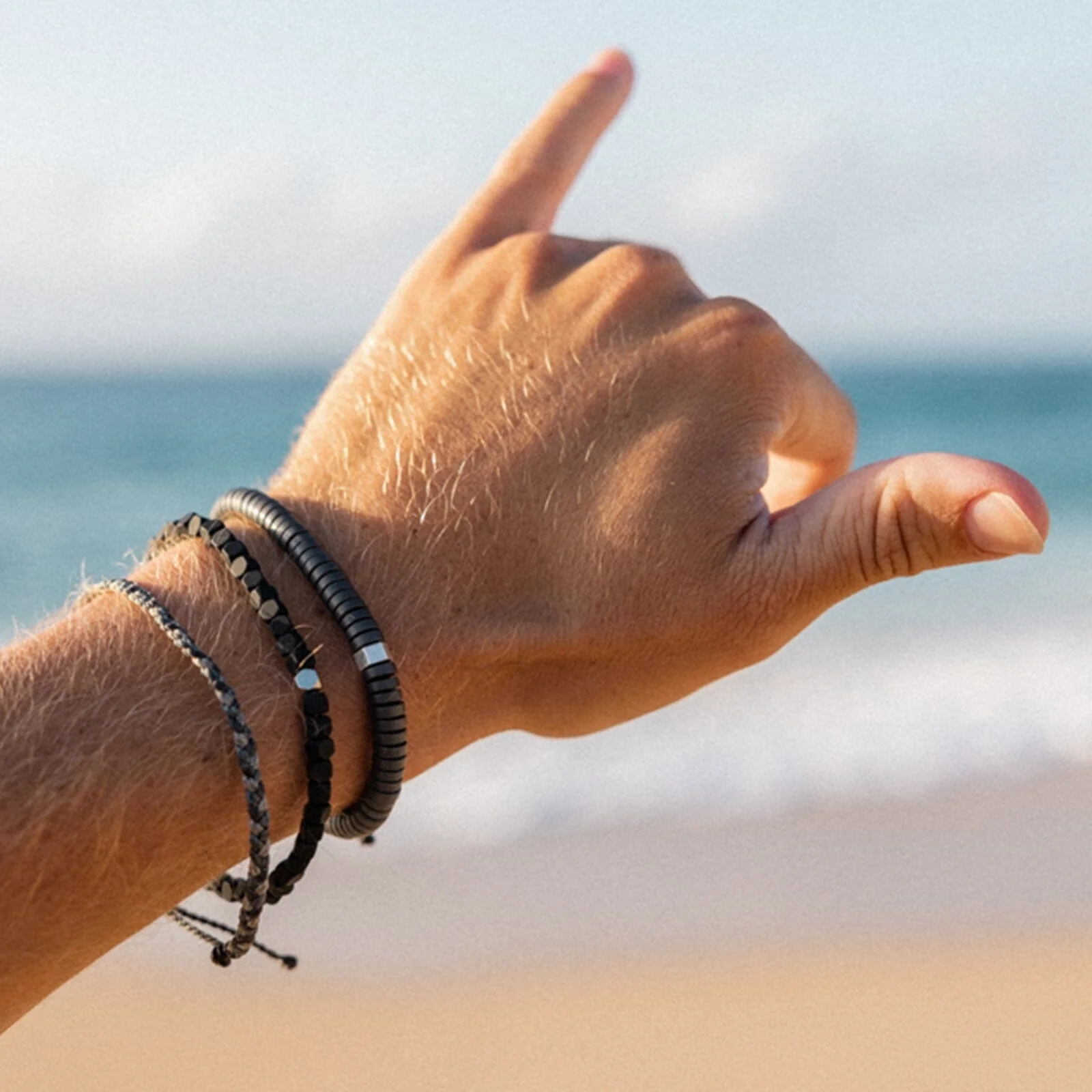 2229-men-s-black-gunmetal-stone-bracelet-3.webp Men's Black Gunmetal Stone Bracelet