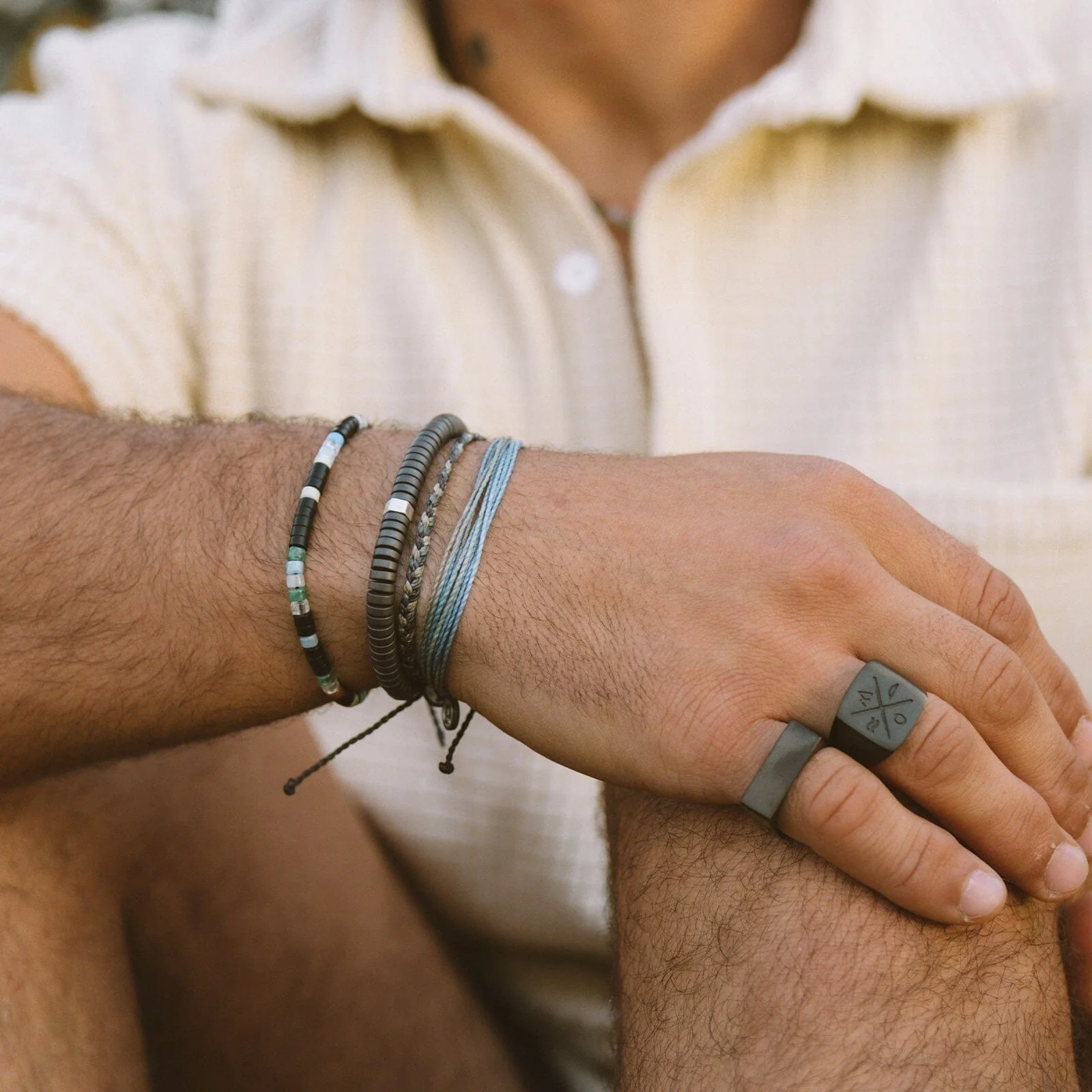 2229-men-s-black-gunmetal-stone-bracelet-4.webp Men's Black Gunmetal Stone Bracelet