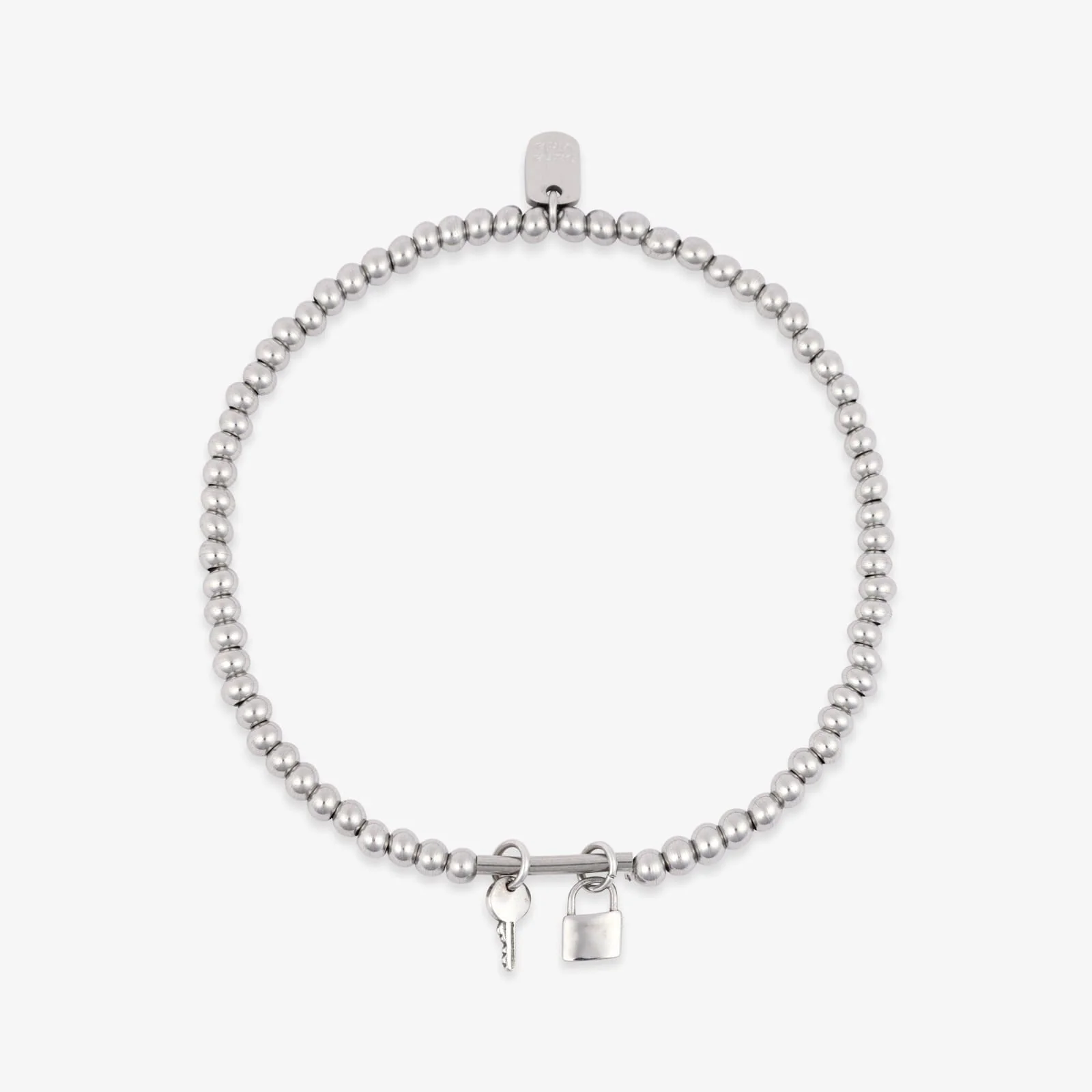 Lock and Key Stretch Bracelet
