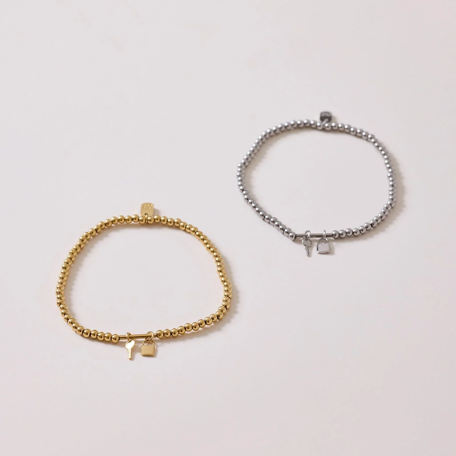 Lock and Key Stretch Bracelet