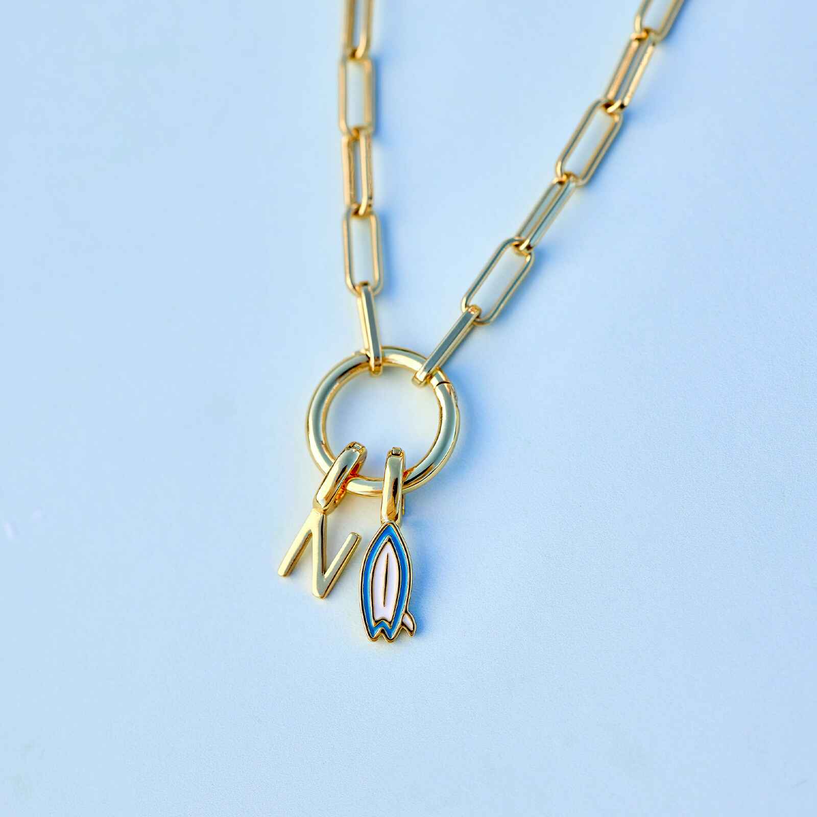337-harper-round-charm-chain-necklace-6.jpg Harper Round Charm Chain Necklace