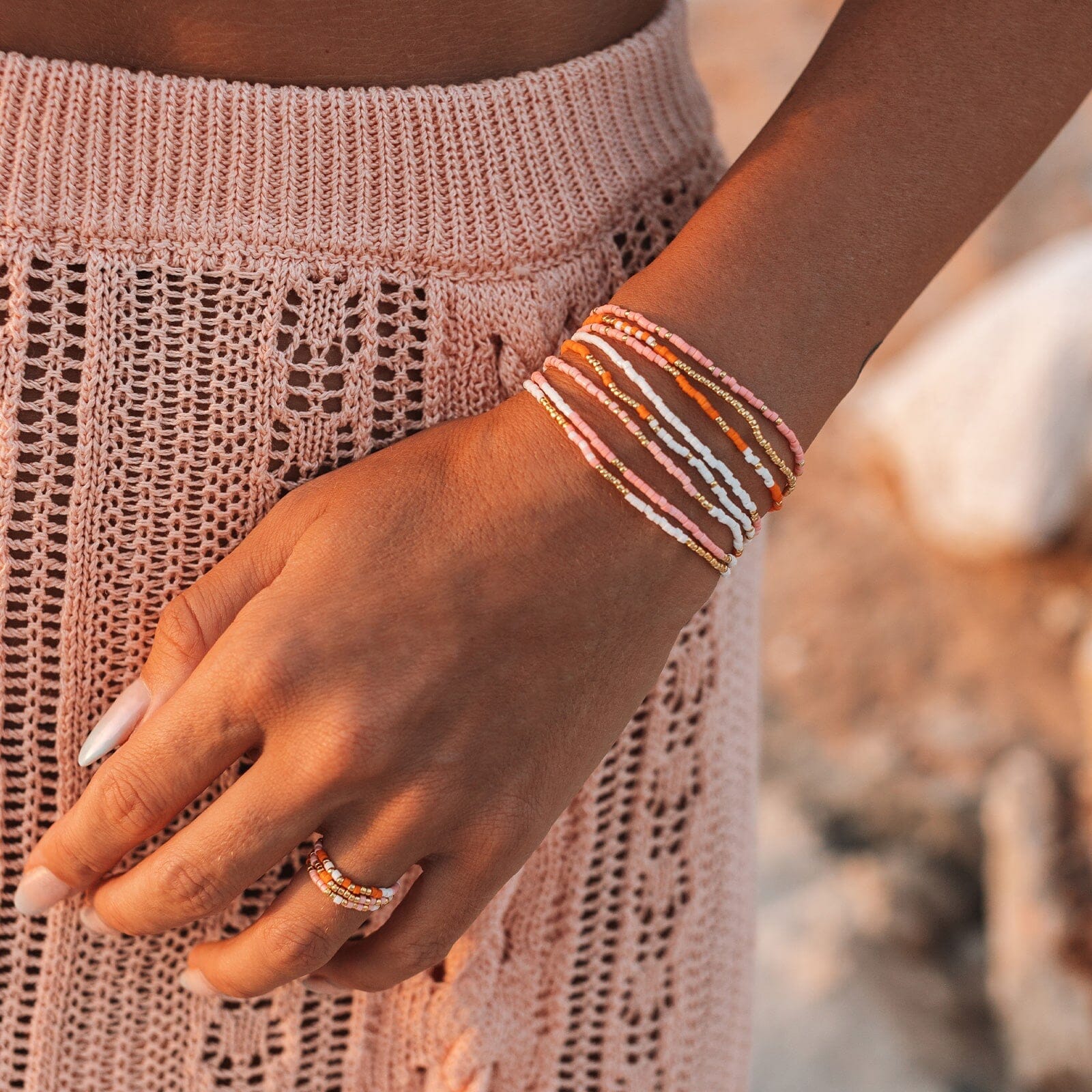 406-warm-breeze-stretch-bracelet-set-of-8-3.jpg Warm Breeze Stretch Bracelet Set of 8