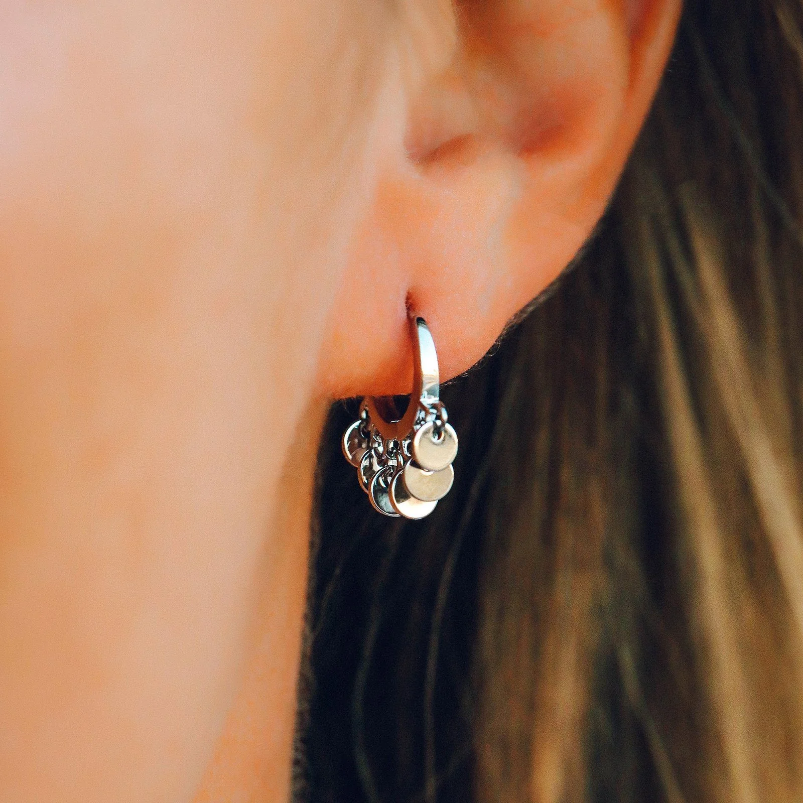 485-mini-coin-huggie-earrings-3.webp Mini Coin Huggie Earrings