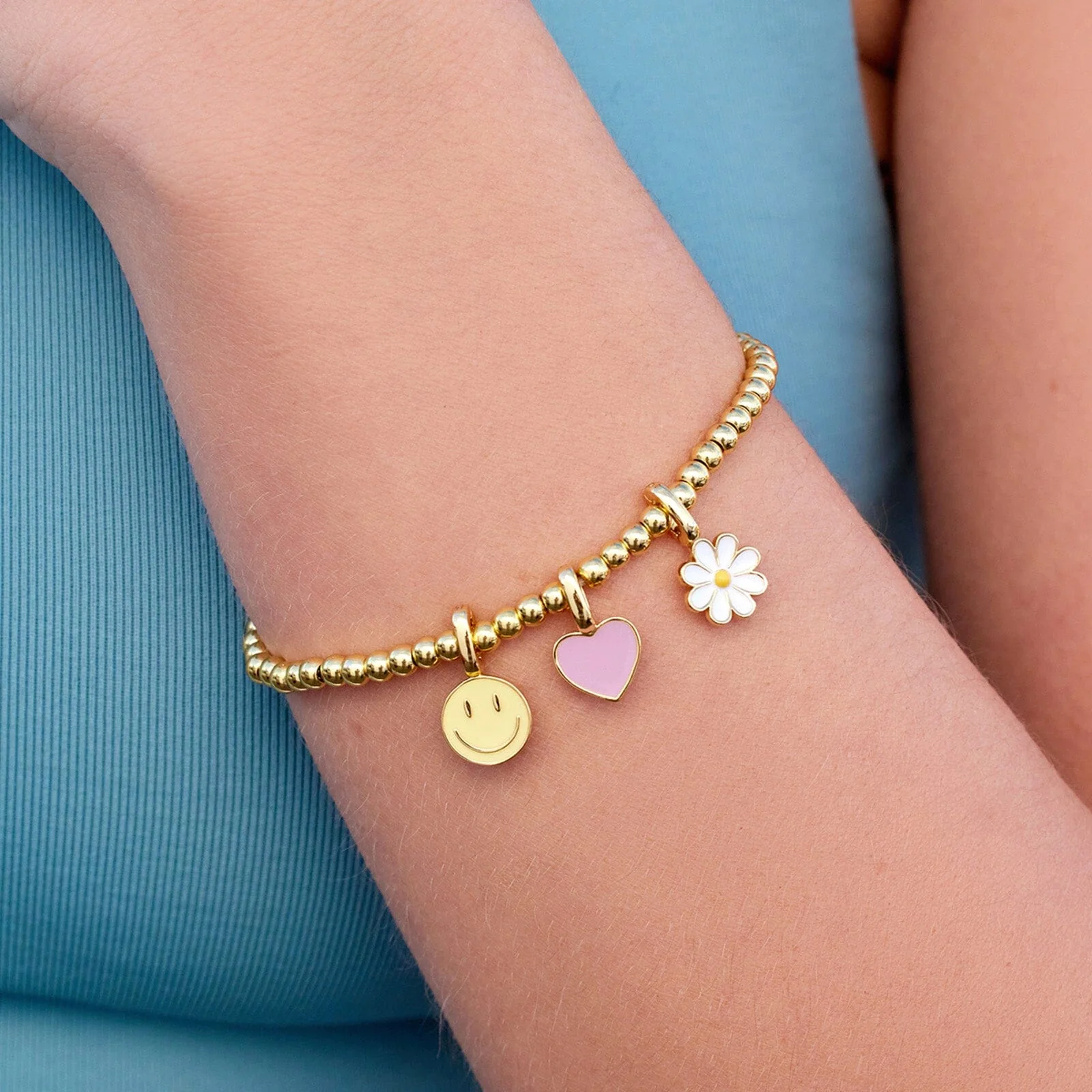 Harper Happy Face Charm