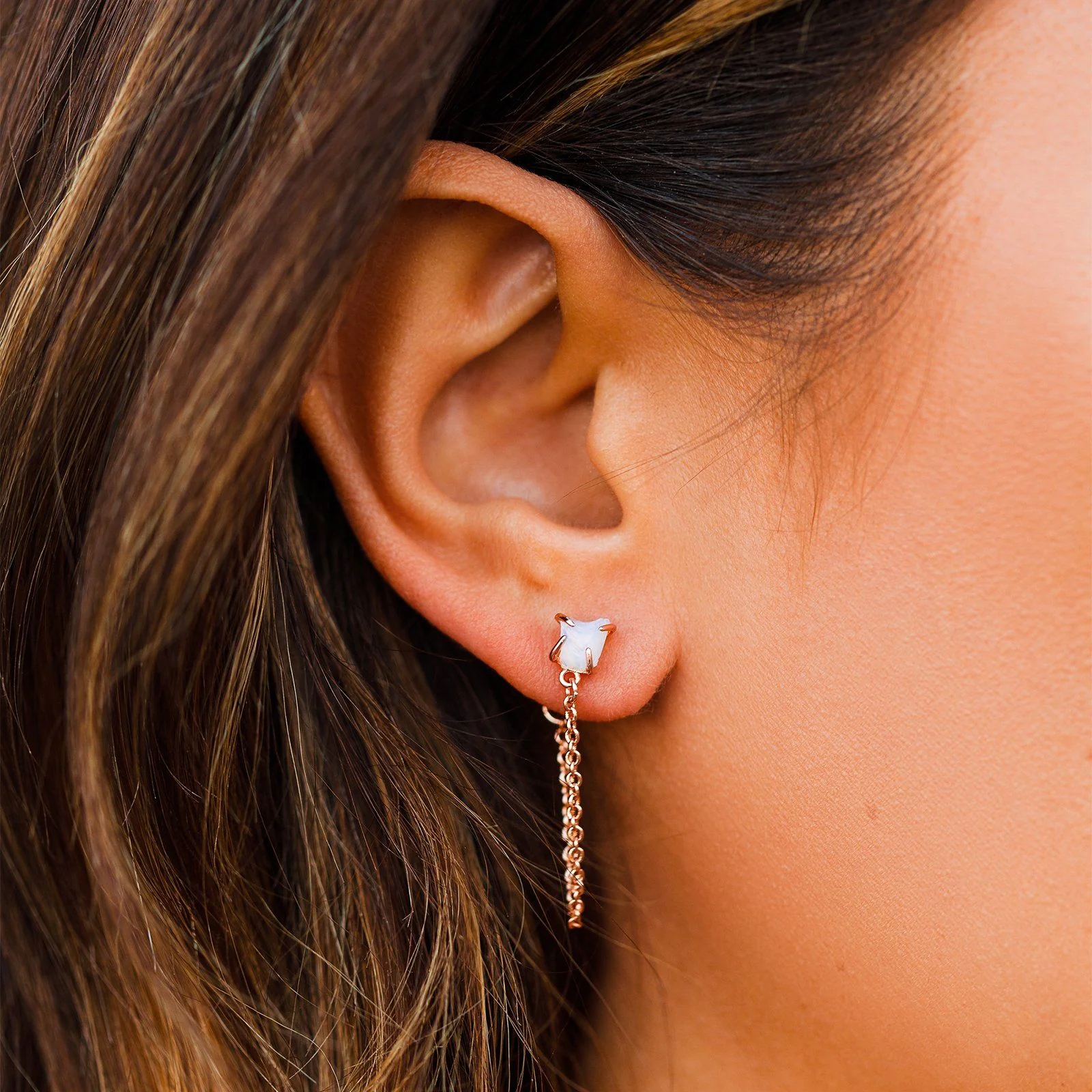 583-raw-gem-chain-wrap-earrings-3.webp Raw Gem Chain Wrap Earrings