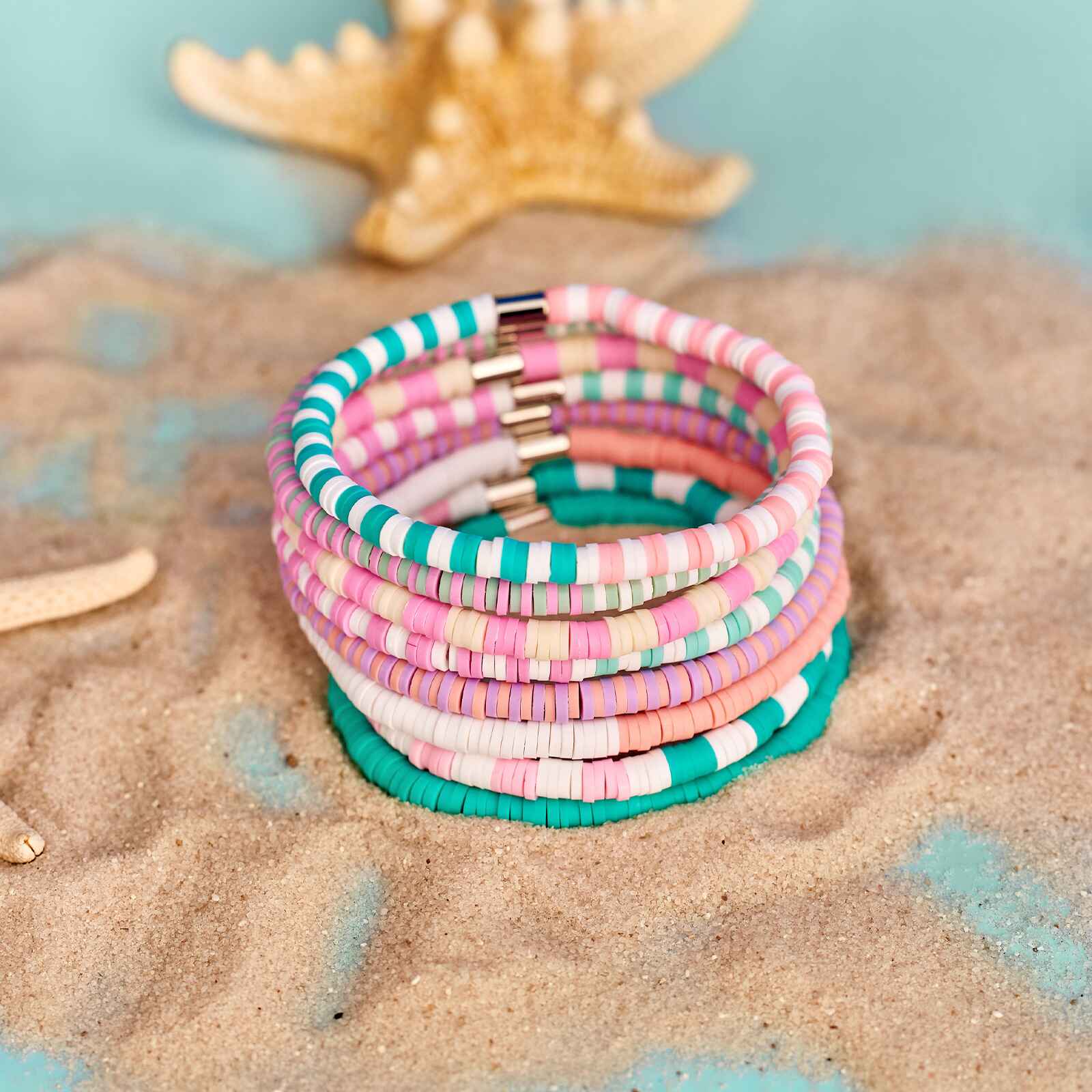 660-spring-break-stretch-bracelet-set-of-8-4.jpg Spring Break Stretch Bracelet Set of 8