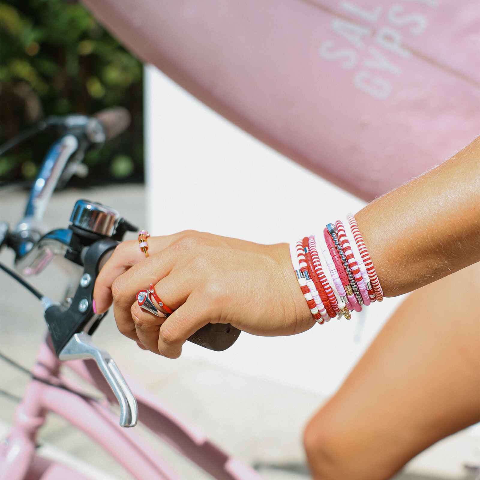 666-vacation-vibes-pink-moment-stretch-bracelet-set-of-8-5.jpg Vacation Vibes Pink Moment Stretch Bracelet Set of 8