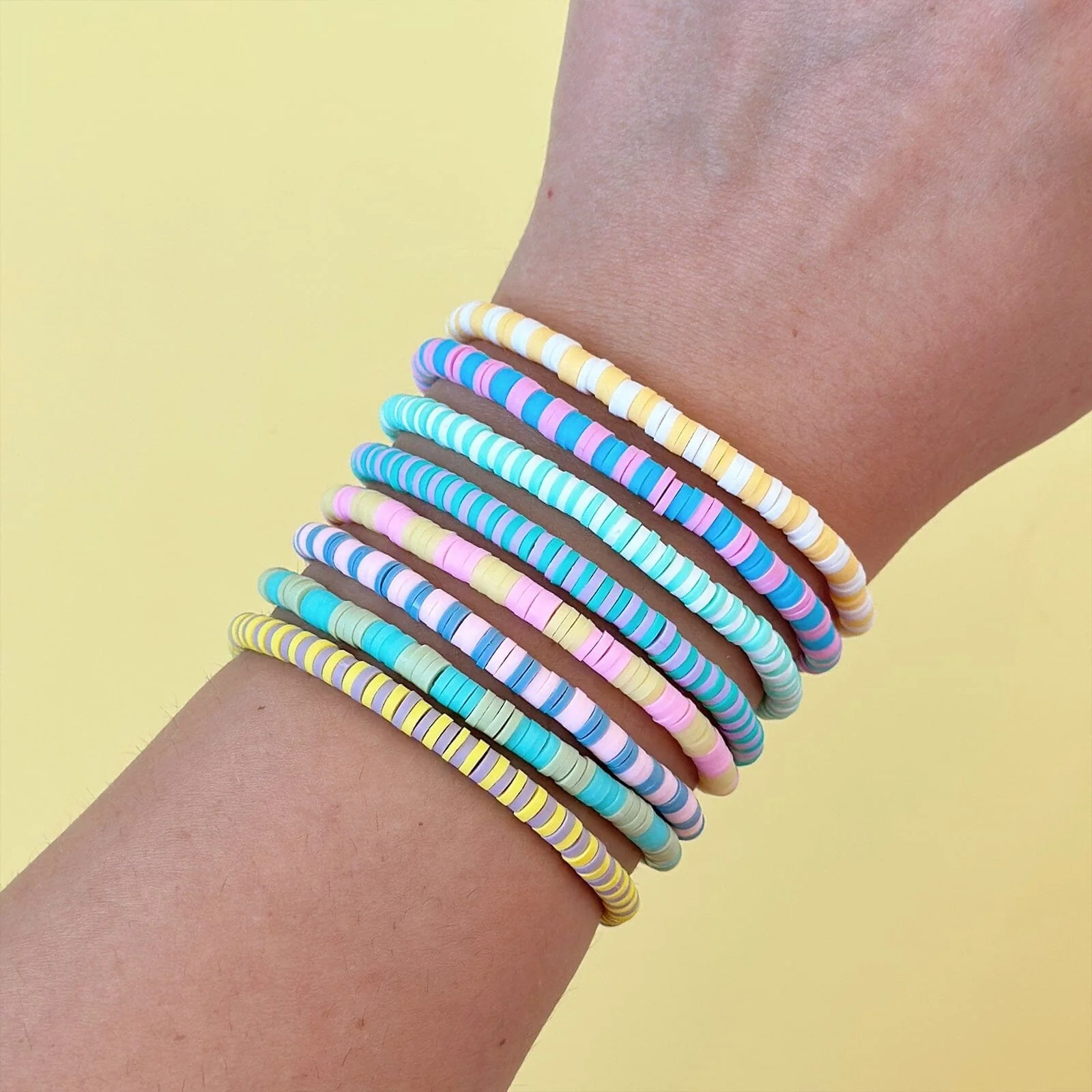 670-vacation-vibes-bright-stretch-bracelet-set-of-8-5.webp Vacation Vibes Bright Stretch Bracelet Set of 8