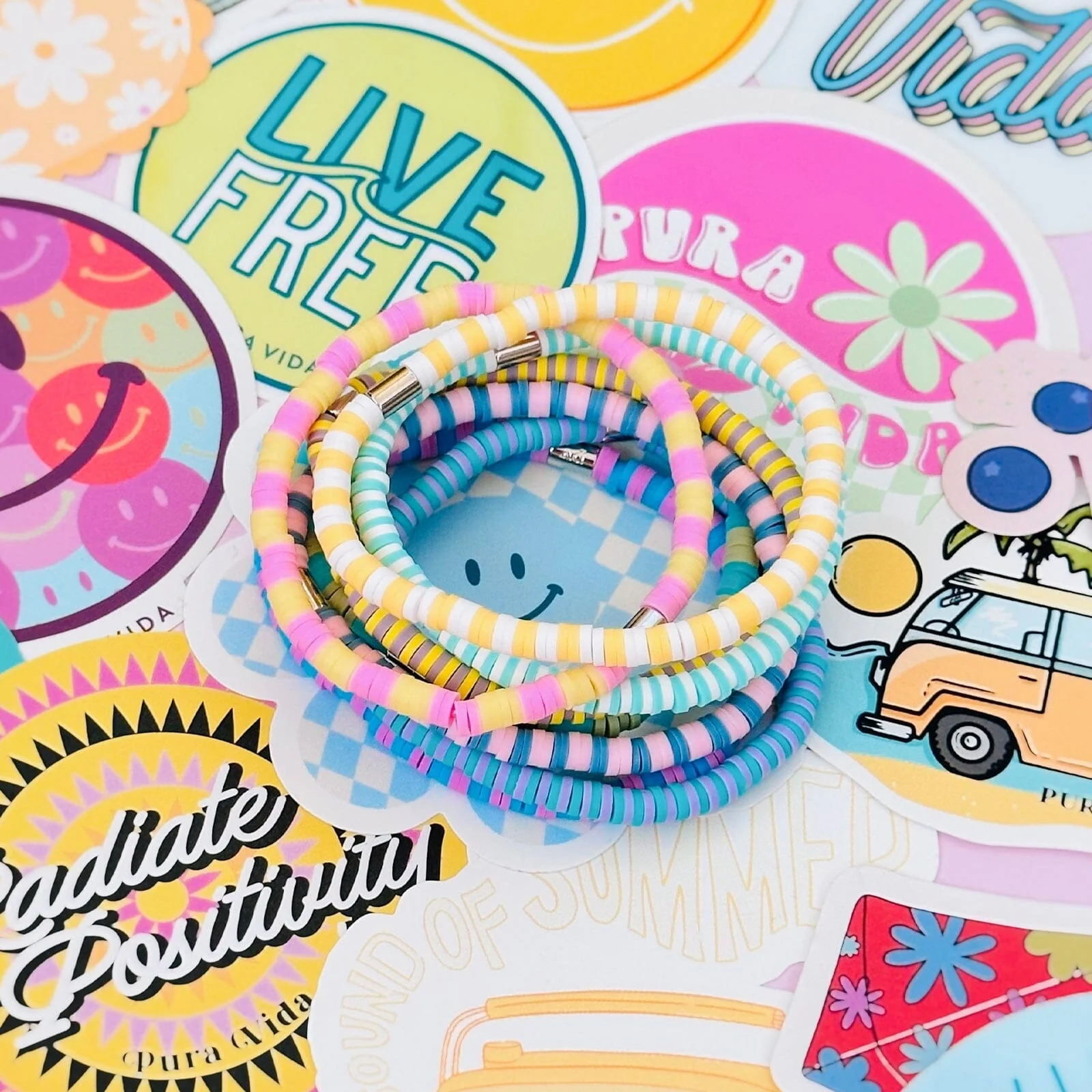 670-vacation-vibes-bright-stretch-bracelet-set-of-8-7.webp Vacation Vibes Bright Stretch Bracelet Set of 8