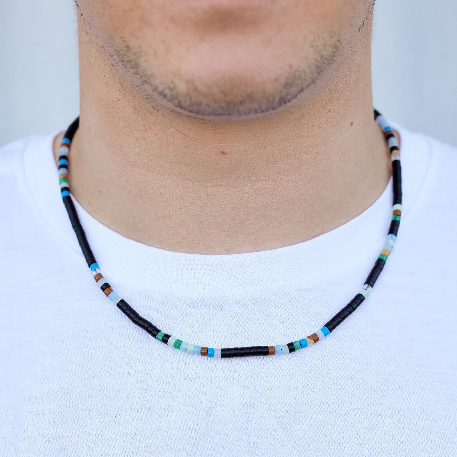 680-men-s-mixed-seed-bead-necklace-3.jpg Men's Mixed Seed Bead Necklace